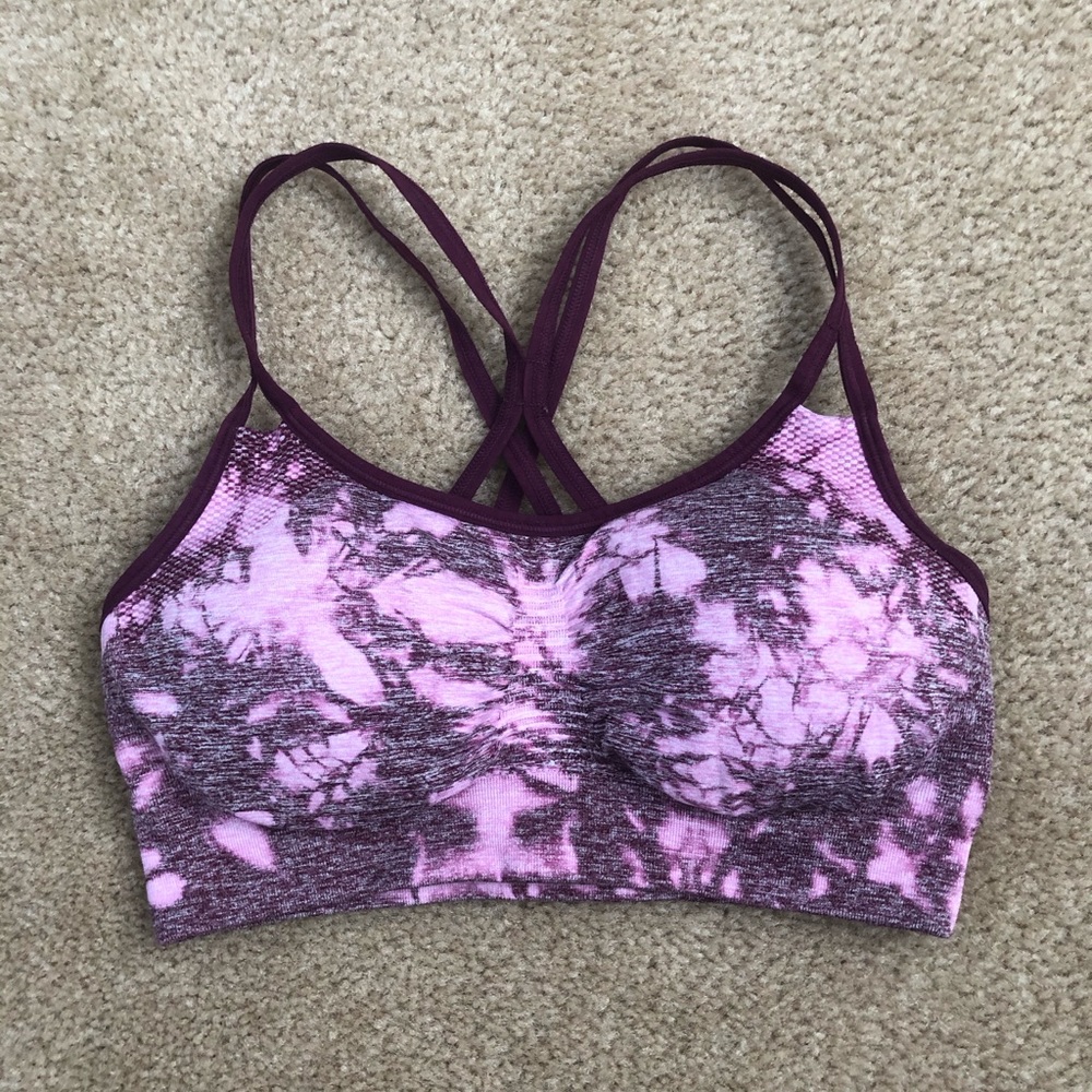 Champion Marble Sports Bra pink/ Magenta